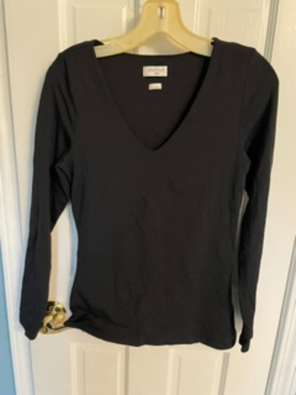 Black Aritzia Contour Splendid Crew Longsleeve